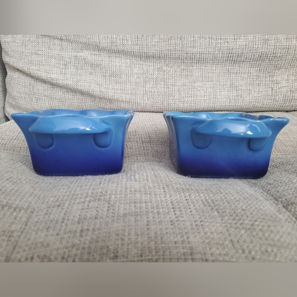 Studio Nova Coronado Blue Square Bowls, set of 2 - Picture 4 of 7